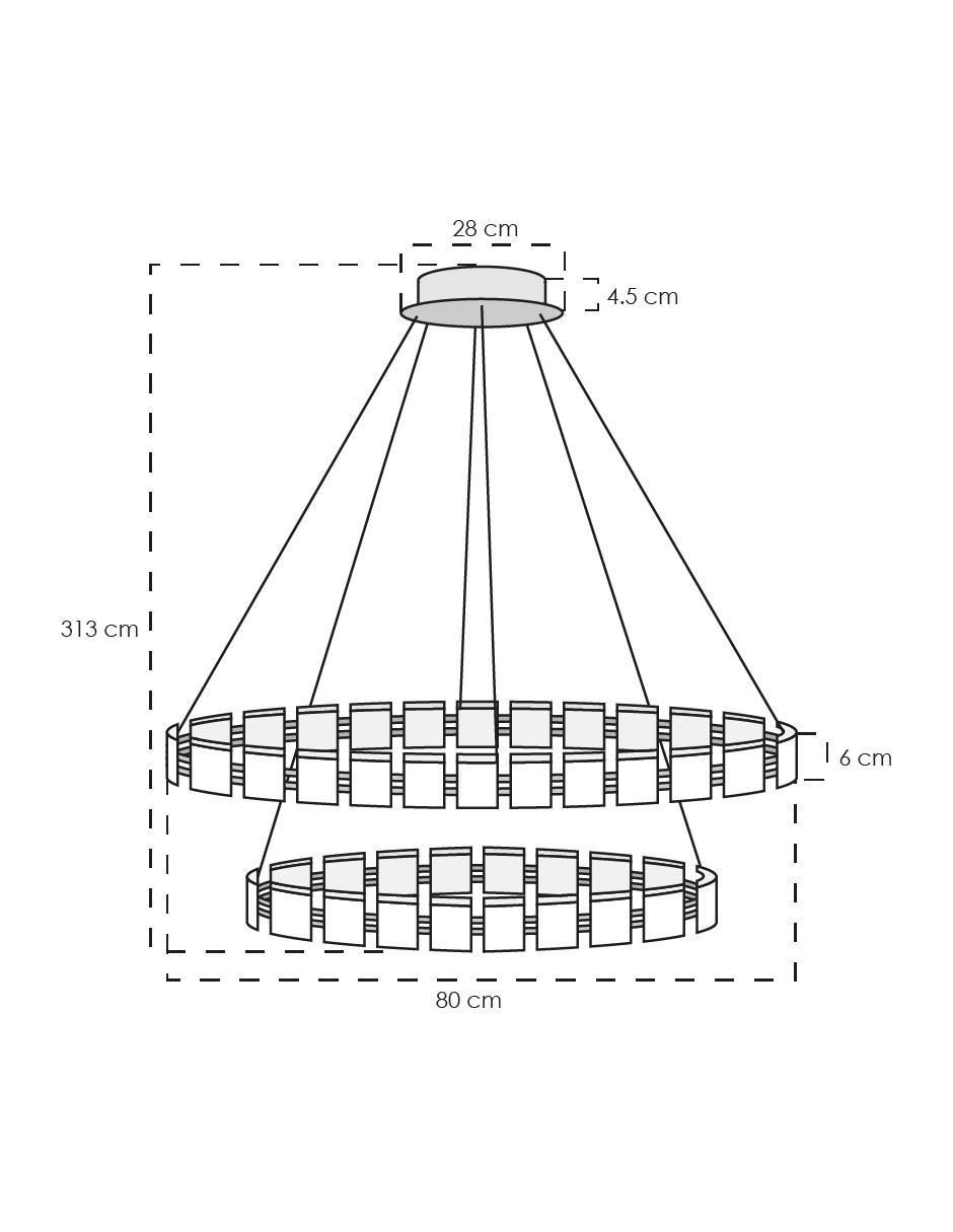 Lámpara colgante LED Class