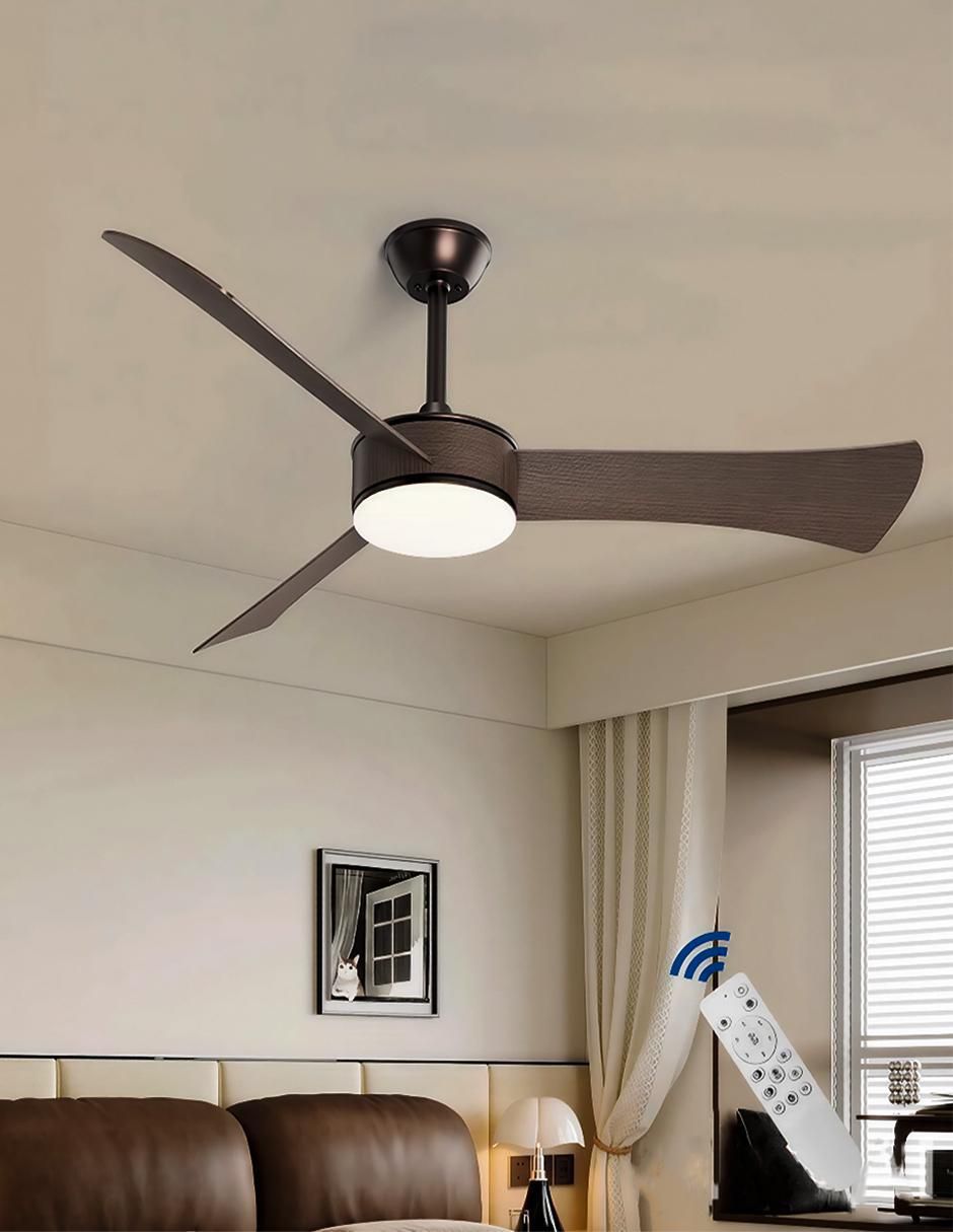 Ventilador de techo Cityluz con control remoto 6 velocidades