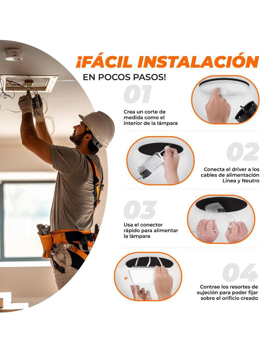 Plafón LED Pm Brighton VII