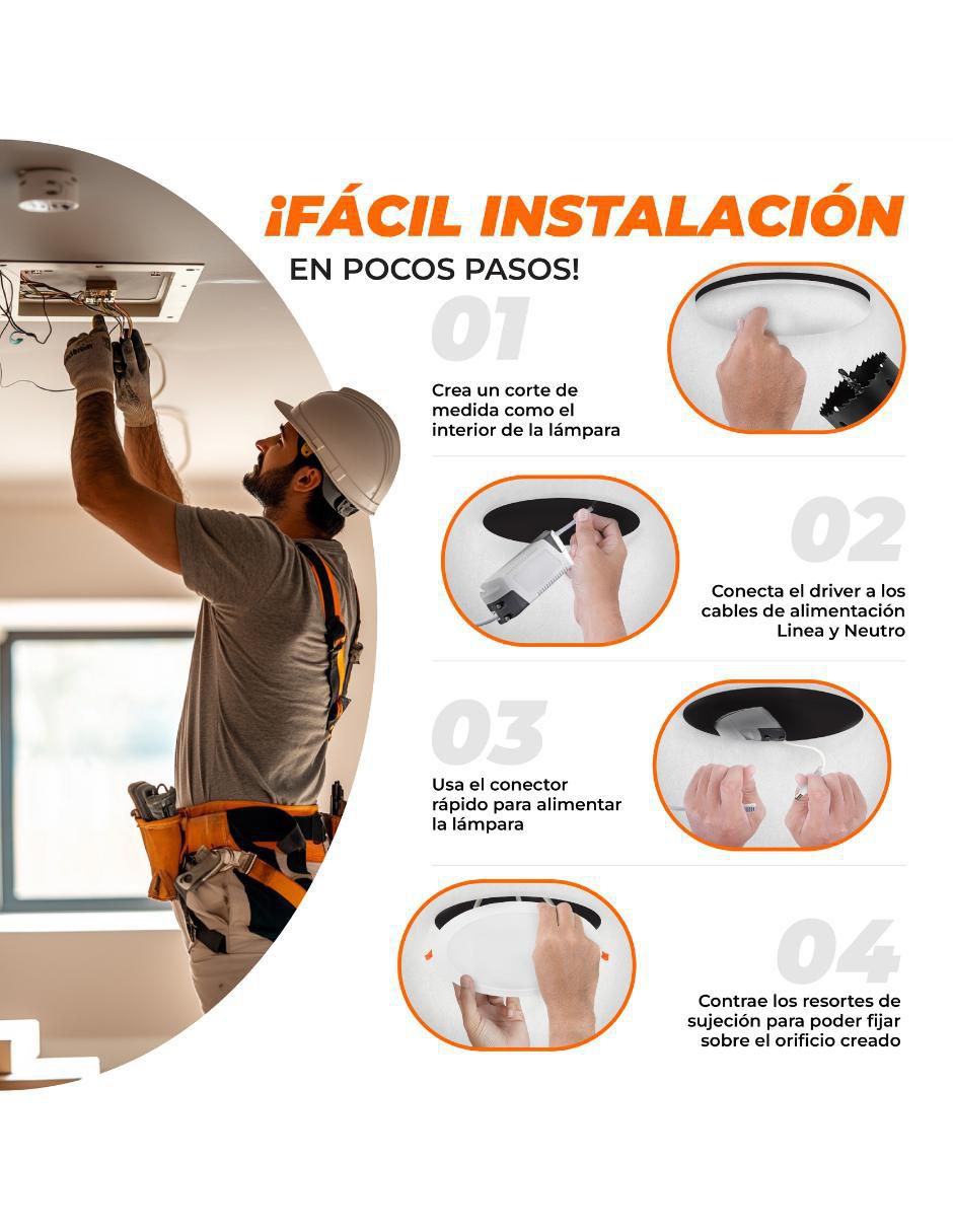 Plafón LED Pm Bucaramanga Ix