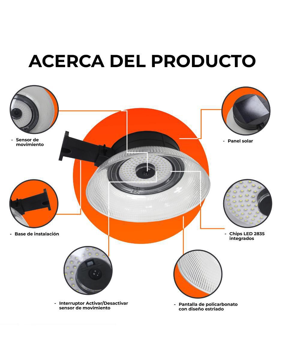 Árbotante LED Baek 3