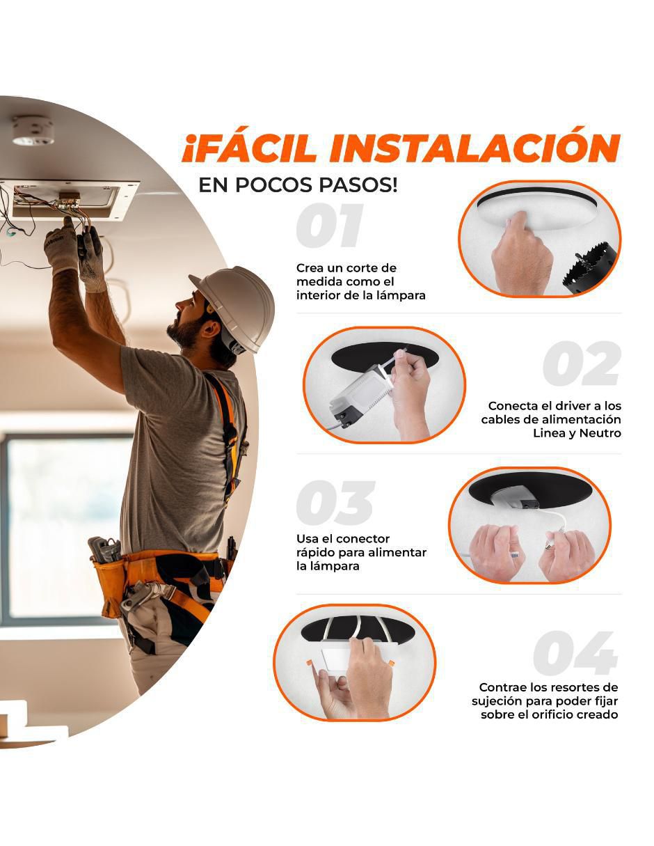Lámpara LED 8