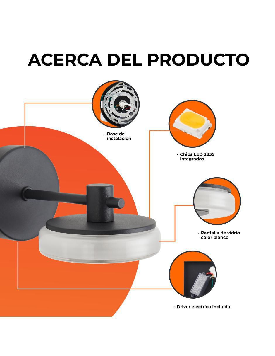 Árbotante LED Disque I 2
