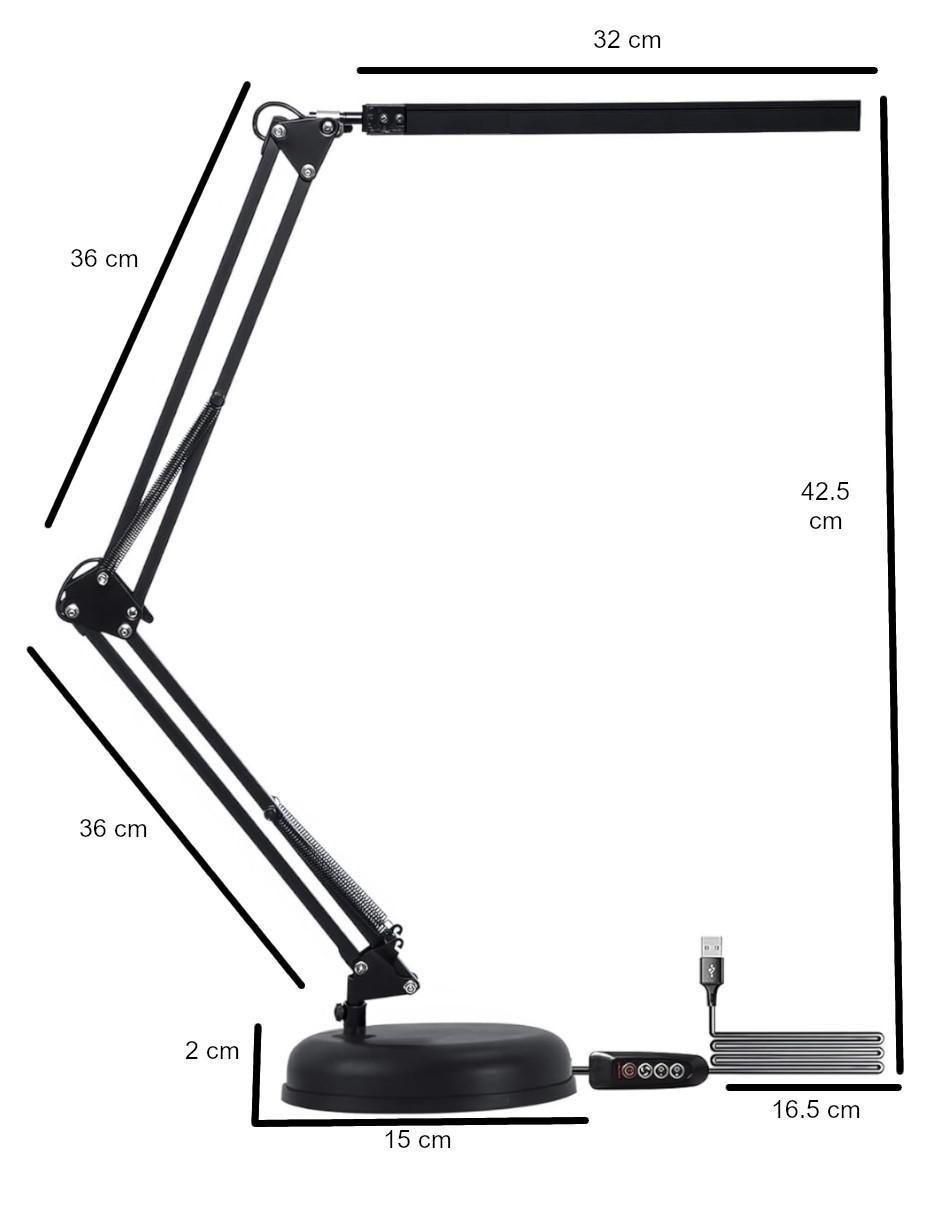 Lámpara de escritorio led 3 piezas 3