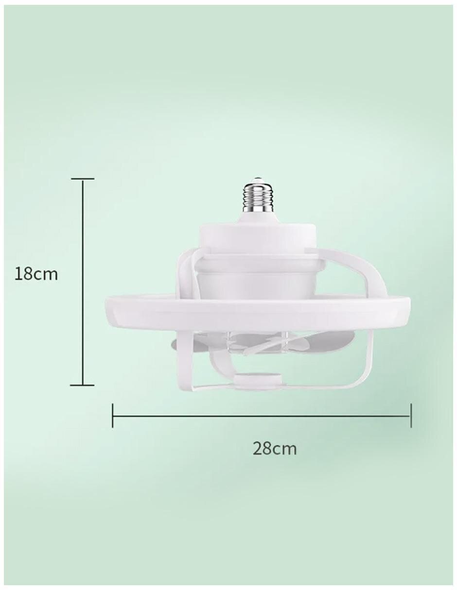 Ventilador de techo con control remoto 3 velocidades 4