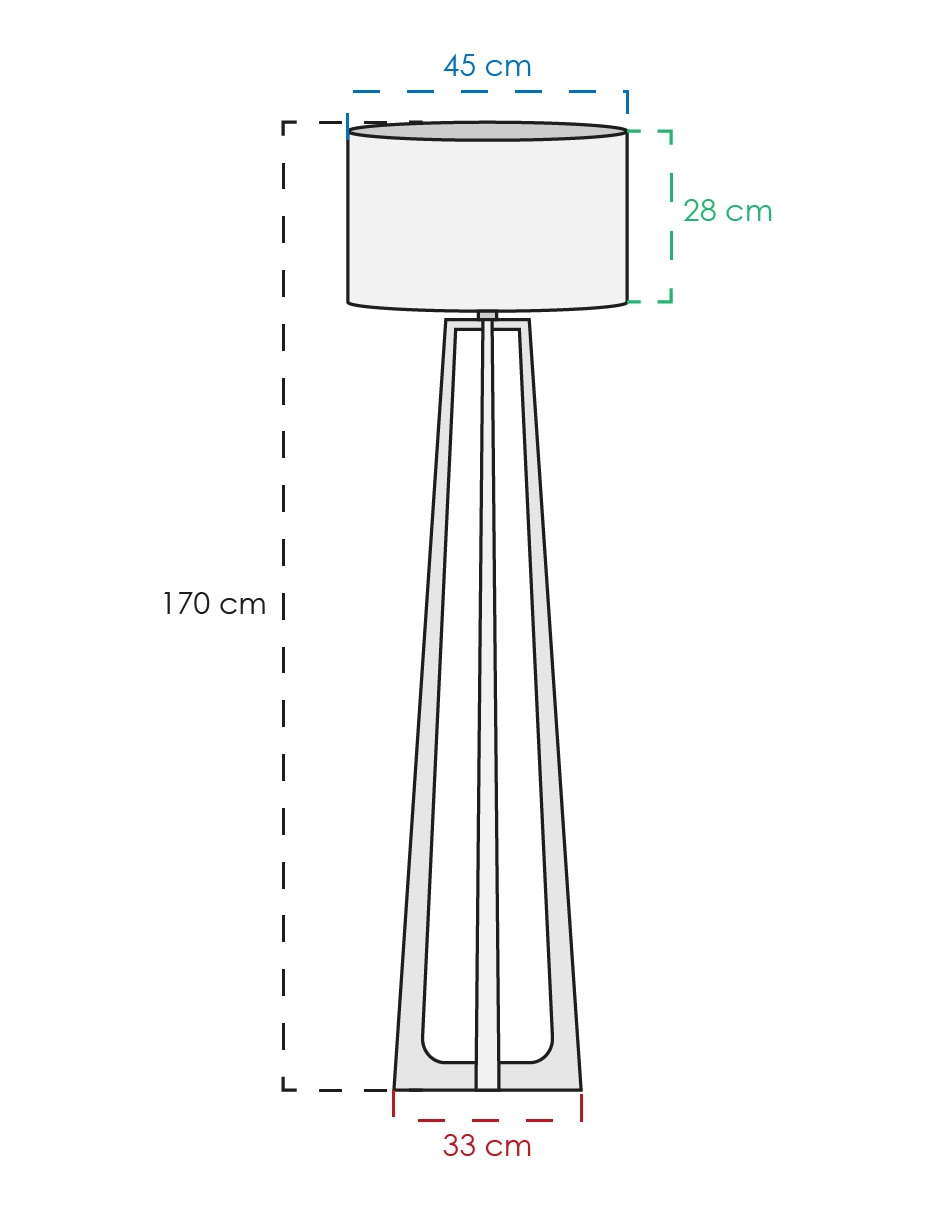 Lámpara de pie LED 5