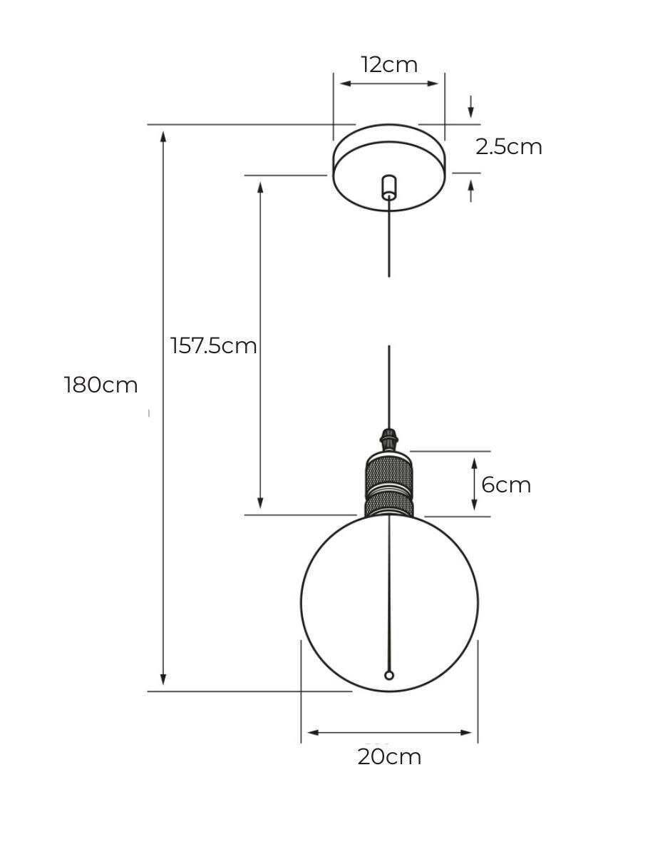 Lámpara colgante LED 8