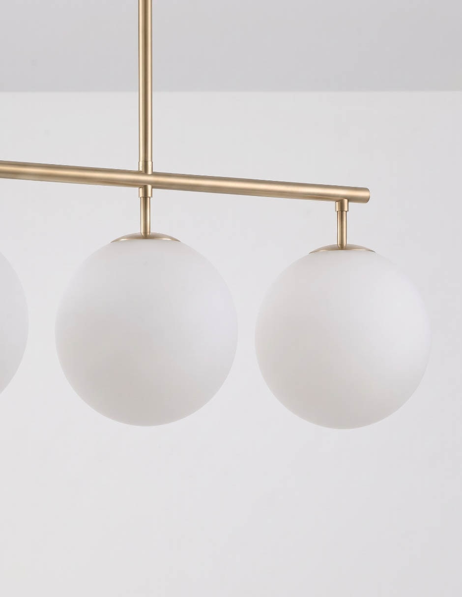 LAMP COLGANTE SPHERE 3 3 METAL, DORADO 3