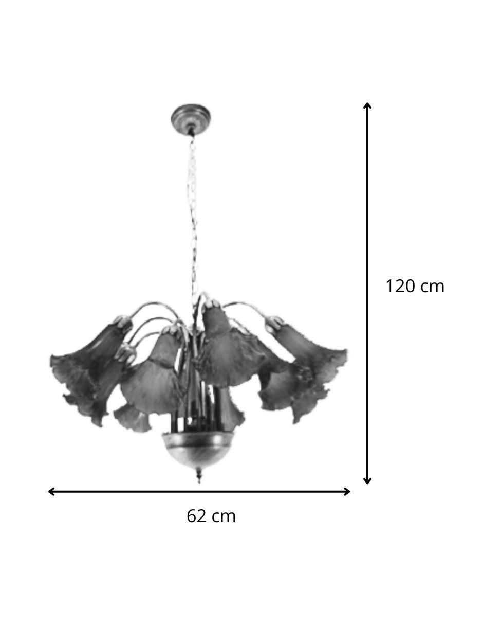 Lámpara colgante incandescente y LED Laiting Tiffany Lily C112