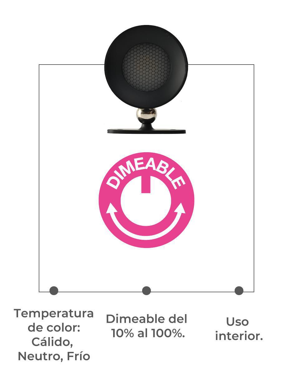 Lámpara direccionable LED