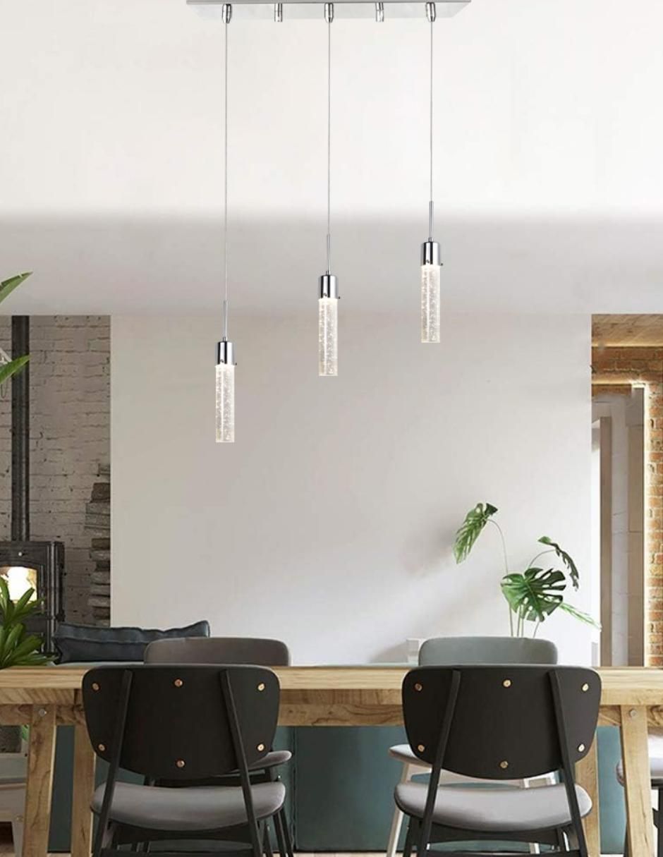 Lámpara colgante LED Vetro II 3