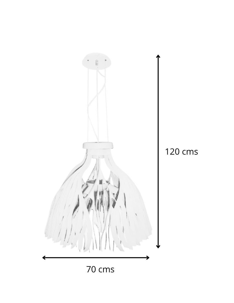 Lampara colgante incandescente y LED