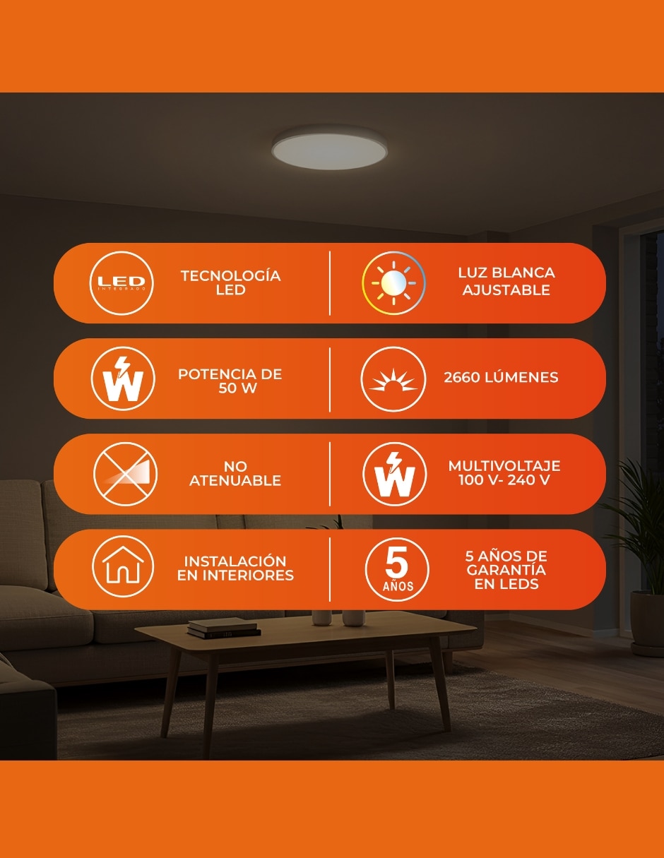 Plafón LED Potolo I 6