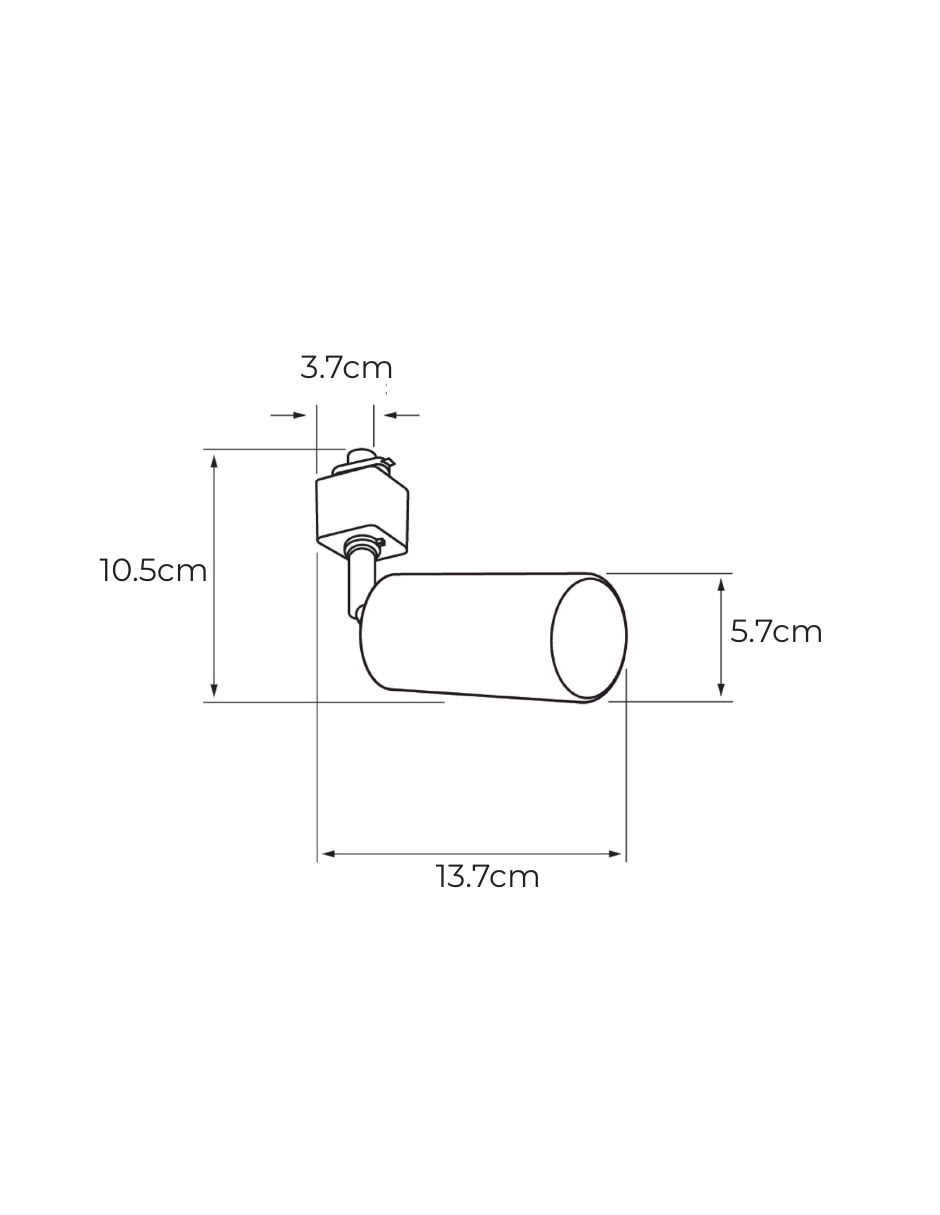 Lamp direccionable Popa Riel 7