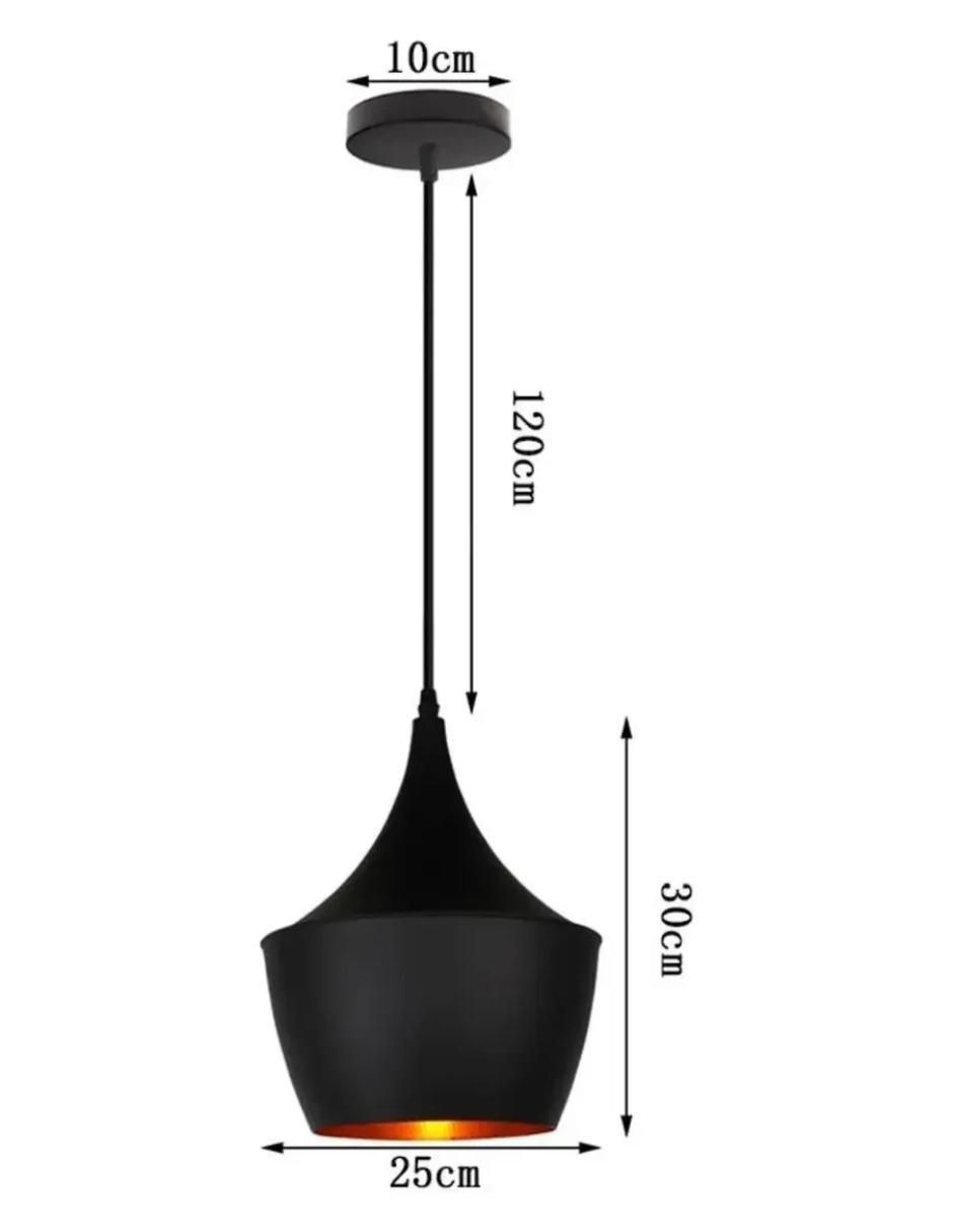 Lampara colgante incandescente y led cityluz heritage 1 pieza 'piezas'