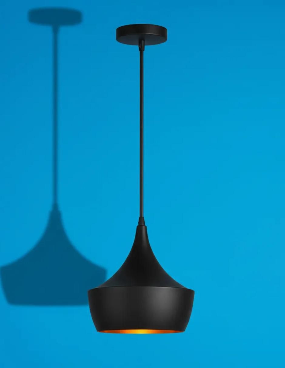 Lampara colgante incandescente y led cityluz heritage