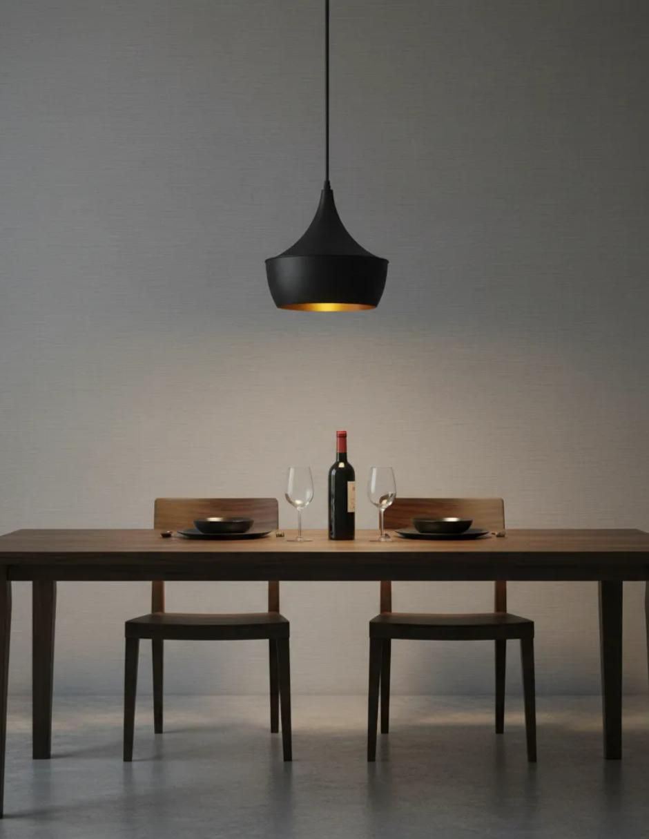 Lampara colgante incandescente y led cityluz heritage