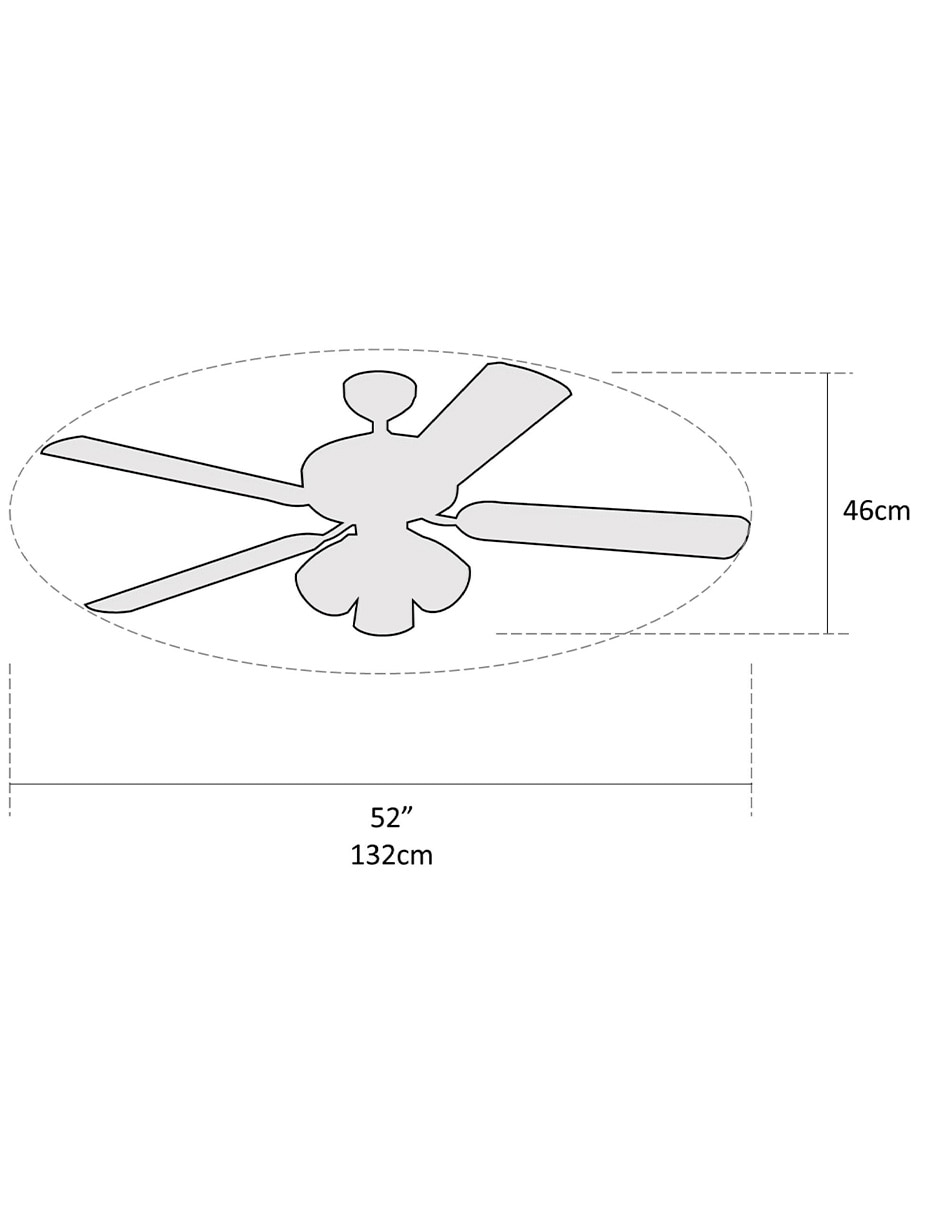 Ventilador de techo 3 velocidades