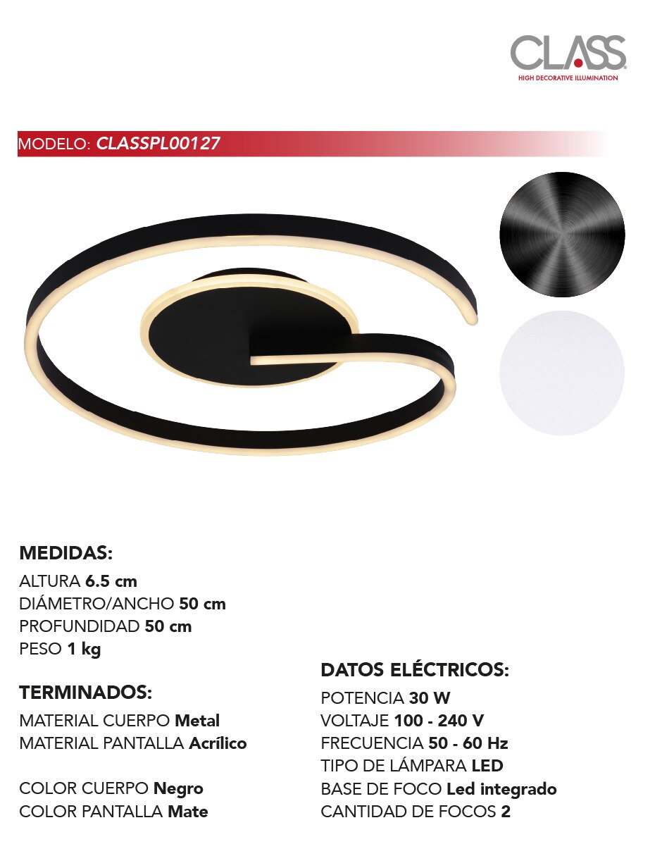 Plafón led 4