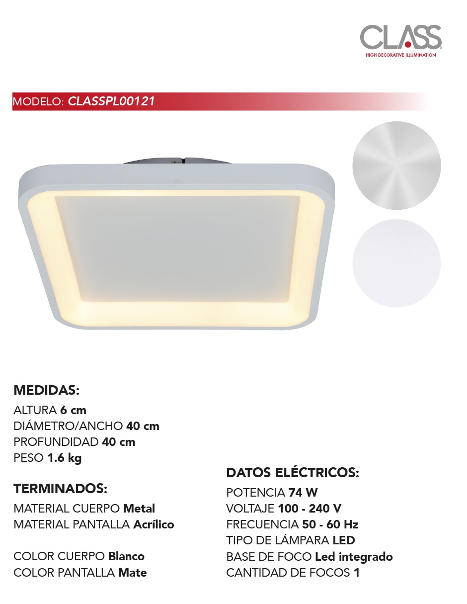 Plafón LED 2