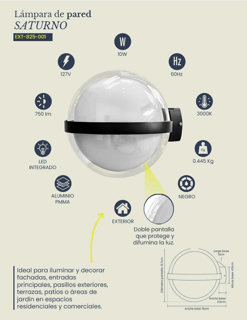LED SATURNO 6