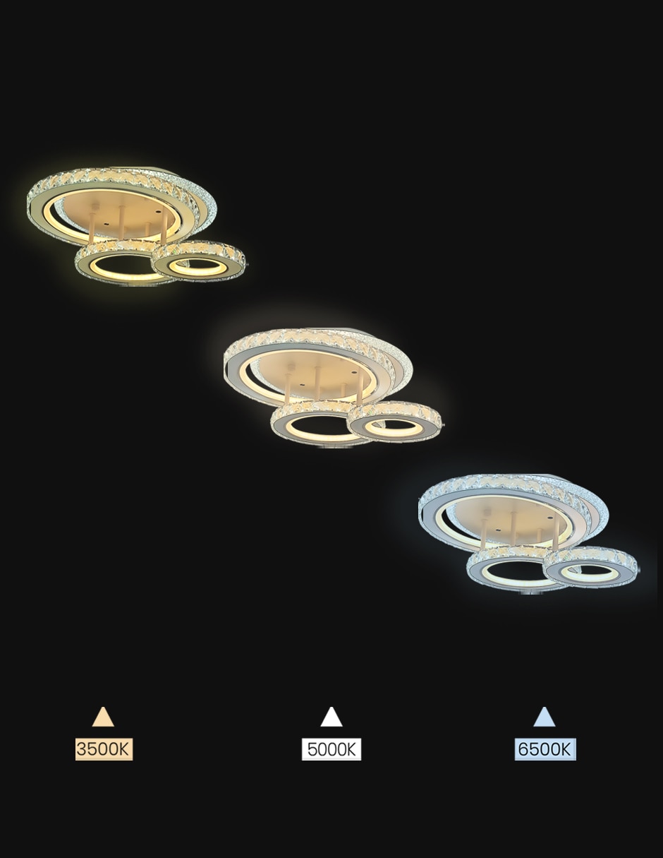 Plafón led solaris 6