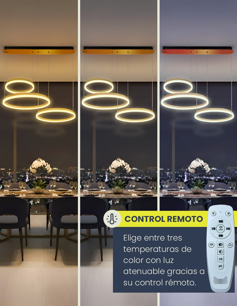 Lámpara colgante LED Orion 4
