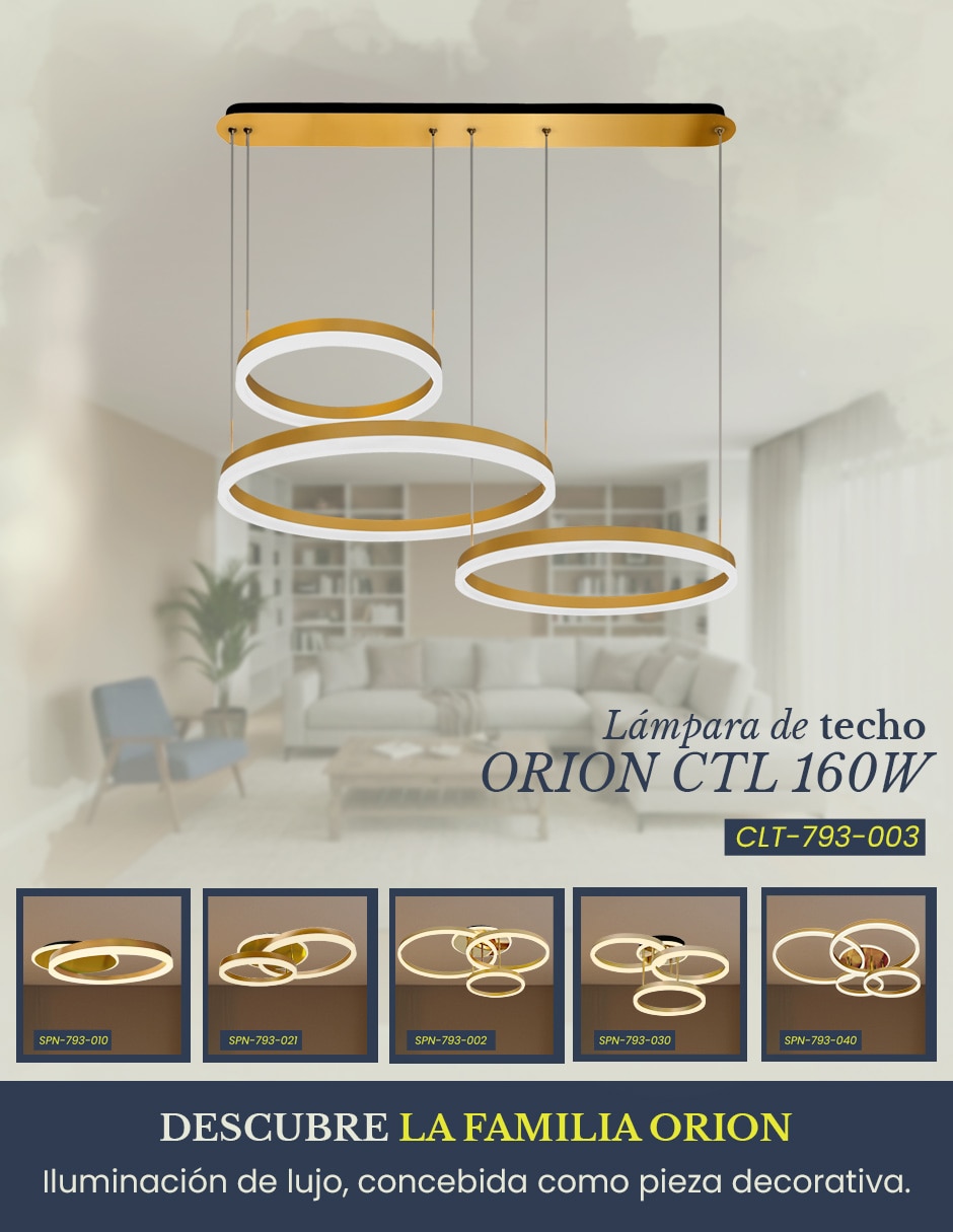 Lámpara colgante LED Orion 5
