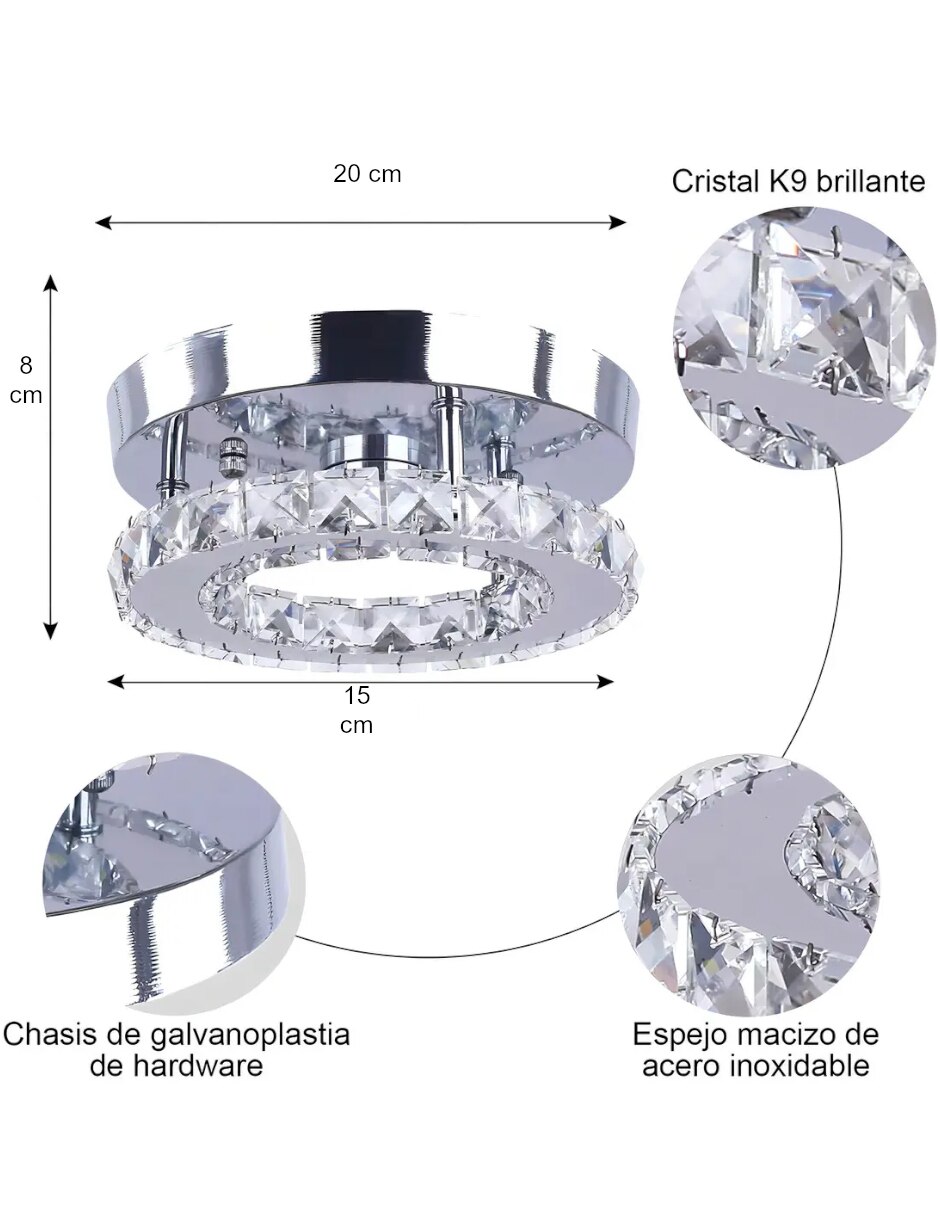 Lampara colgante led 5