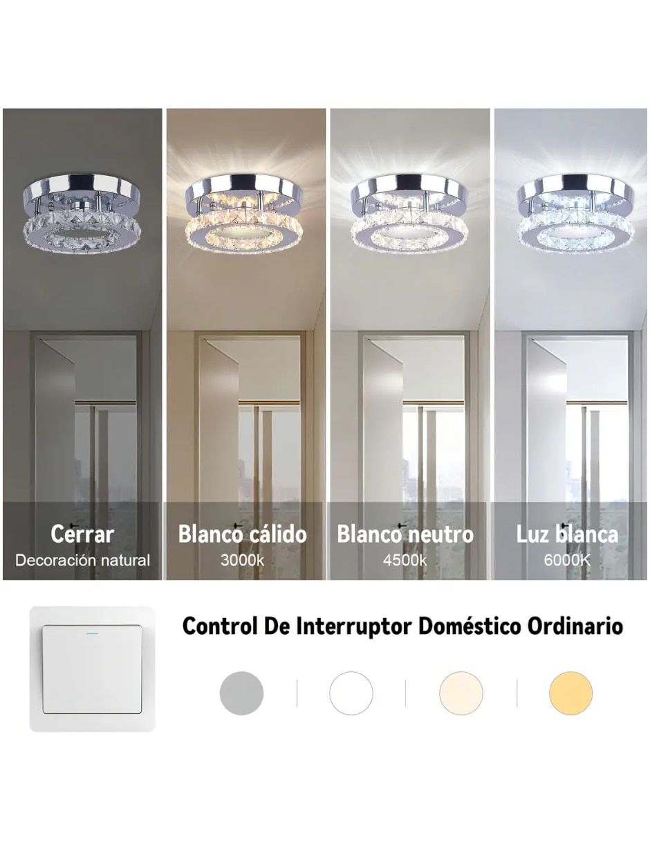 Lampara colgante led