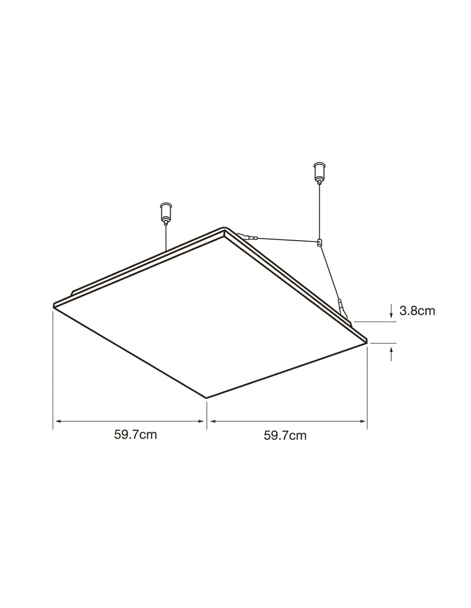 Lámpara colgante led modula 8