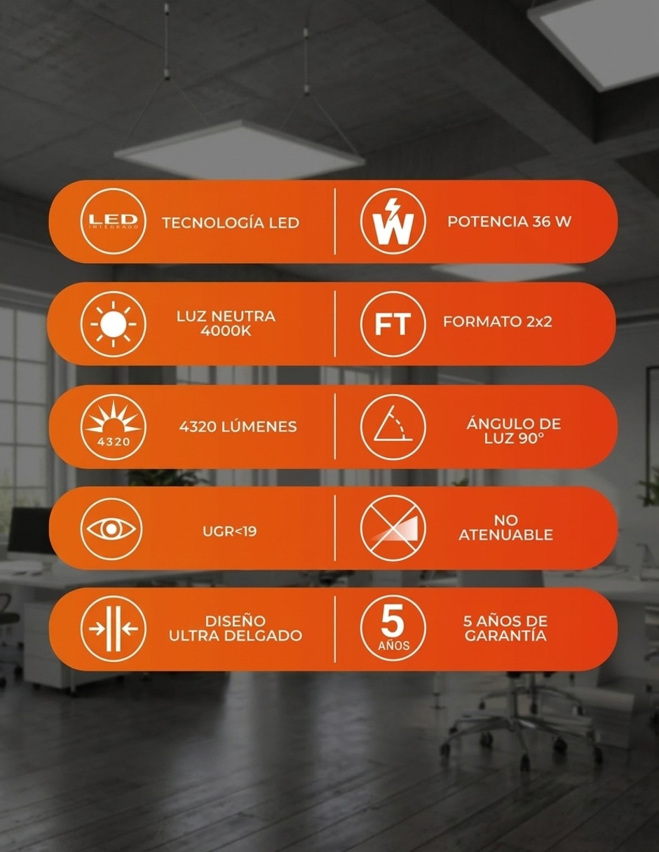 Lámpara colgante led modula 2