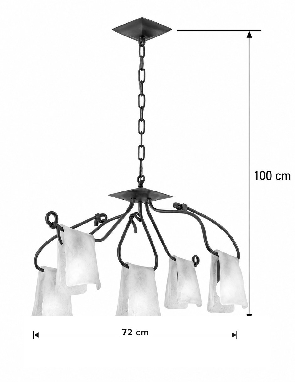 Lámpara colgante incandescente y LED 3