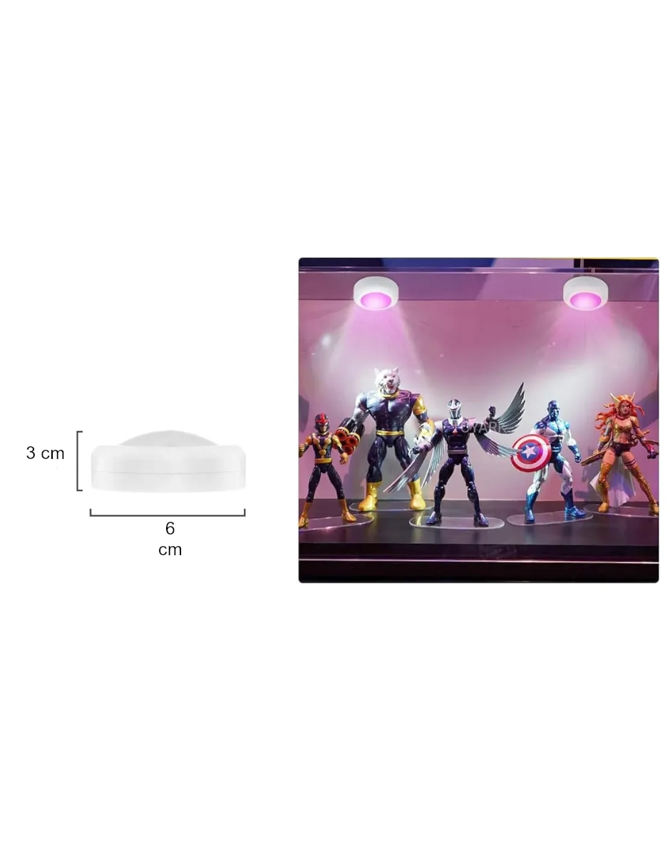 Set lámparas LED 4