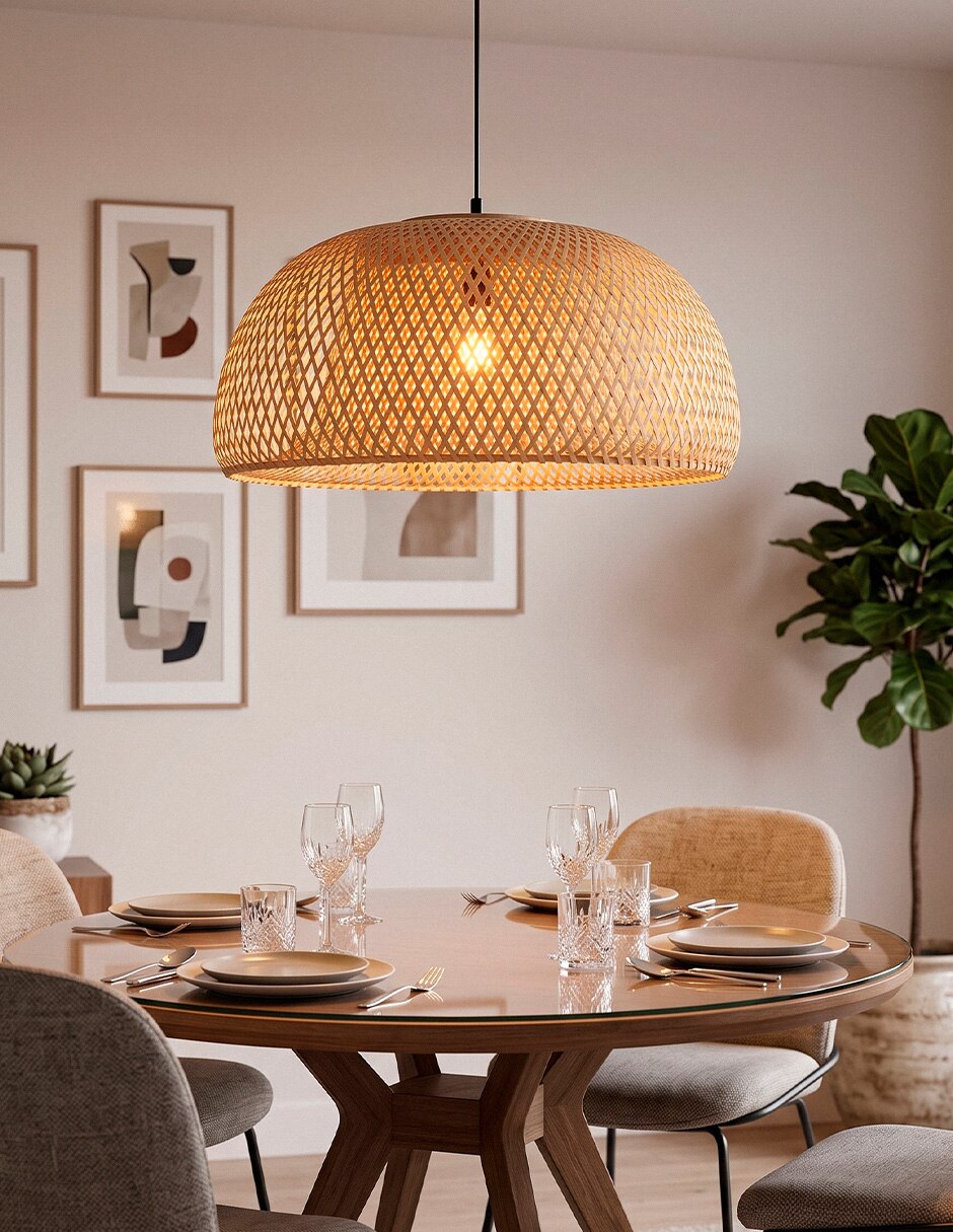 Lampara colgante Incandescente y LED 3