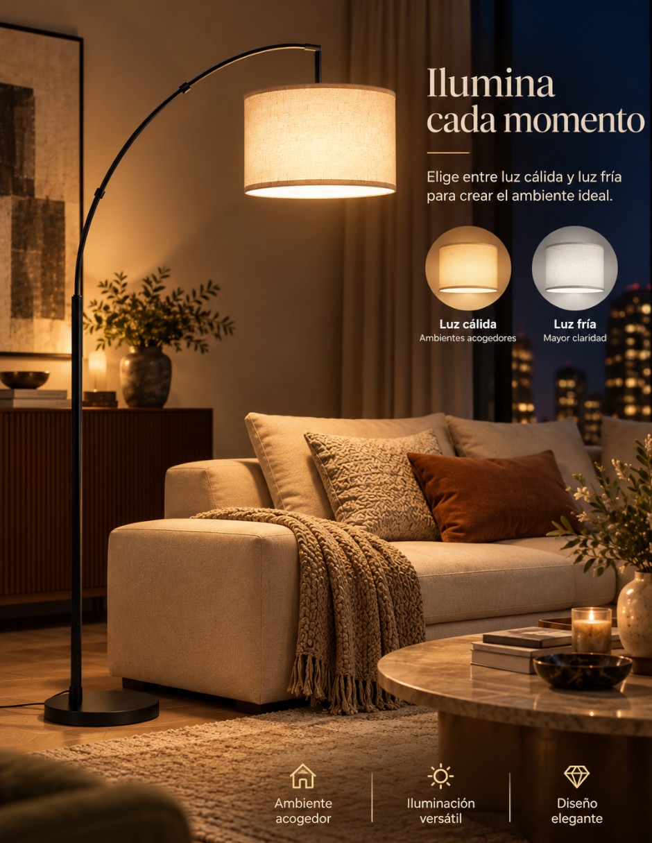 Lámpara de pie LED 4