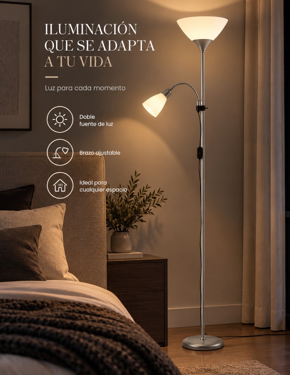Lámpara de pie LED 4