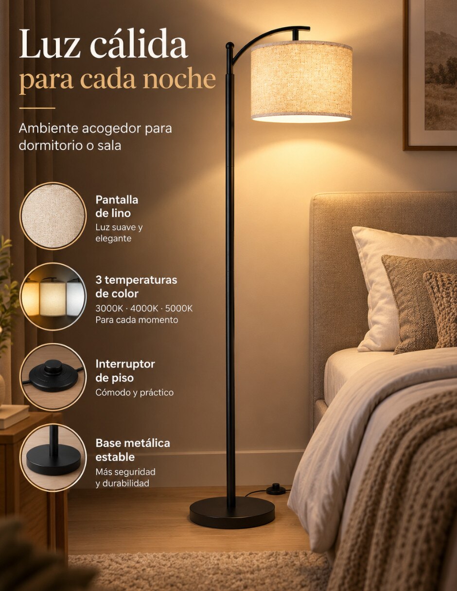 Lámpara de pie LED 4