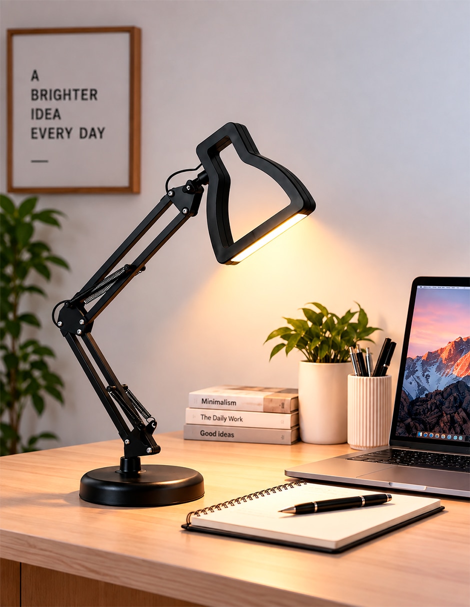 Lámpara de escritorio led bluelander led articulable 3