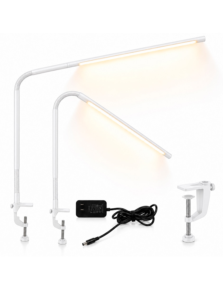Lámpara de escritorio led bluelander led plana con cuello flexible Lámpara de escritorio led bluelander led plana con cuello flexible
