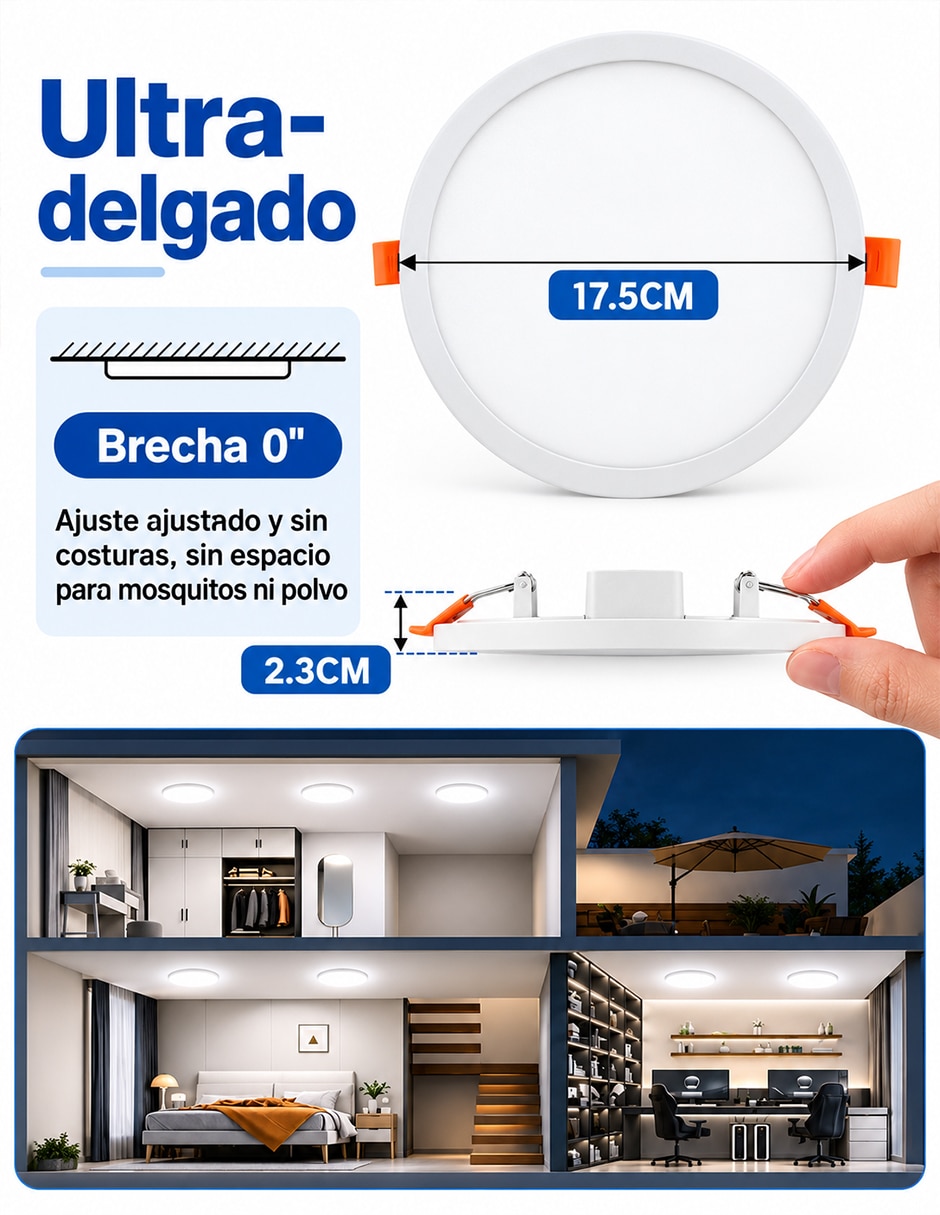 Plafón led 10