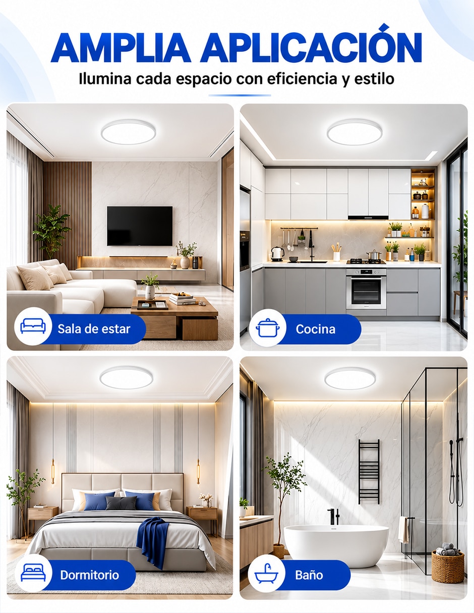 Plafón led 7